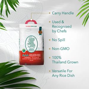 Green Dragon Thai Hom Mali Fragrant Rice 5kg - gallery image 3
