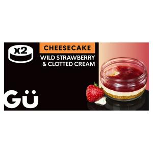 Gu Strawberry & Clotted Cream Cheesecake Dessert (2x82g)