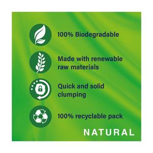 Catsan Natural 100% Biodegradable Clumping Odour Control Cat Litter 8L - gallery image 3