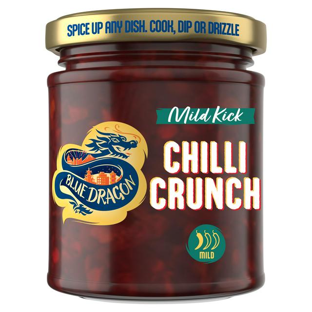 Blue Dragon Mild Kick a Crunchy Chilli & Garlic in Oil 180g - gallery image 1