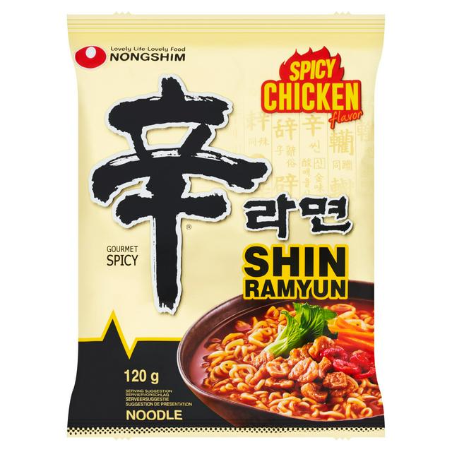 Nongshim Shin Ramyun Spicy Chicken Flavor Noodle 120g - gallery image 1