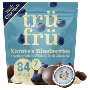 trüfrü Nature's Blueberries in White & Dark Chocolate 200g