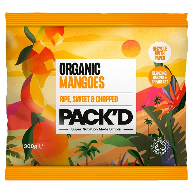 Pack'd Organic Mangoes 300g