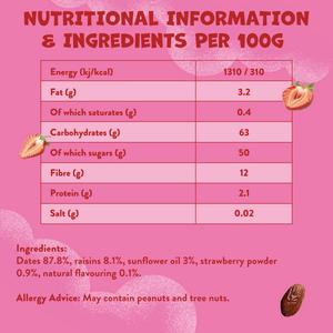 Goodies 5 x 20g Strawberry & Date Multipack Kids Snack Fruit Bars - gallery image 4