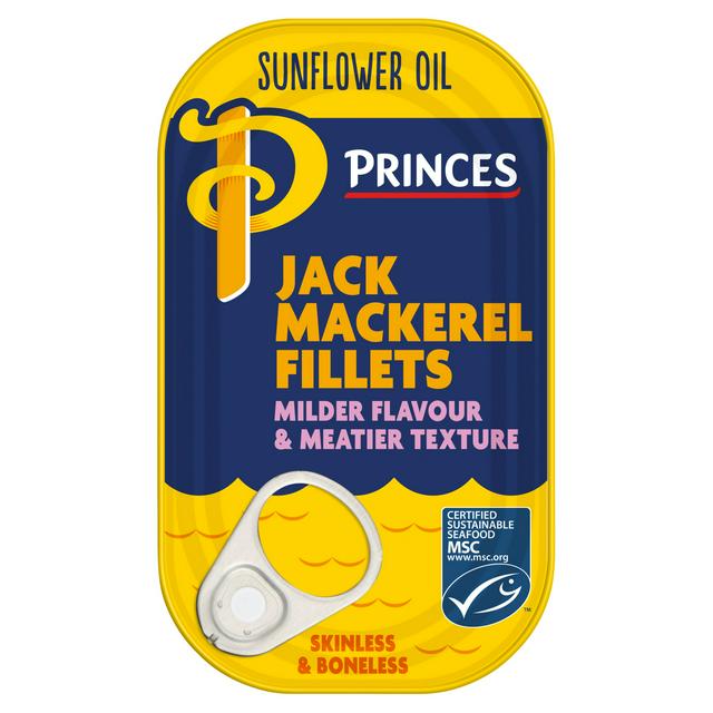 Princes Sunflower Oil Jack Mackerel Fillets 125g - gallery image 1