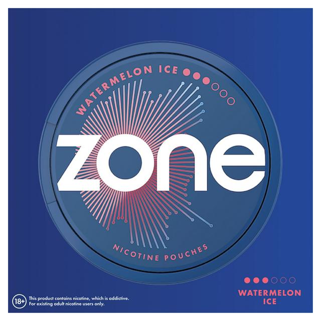 Zone Watermelon Ice Nicotine Pouches 10mg - gallery image 1