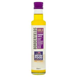 Borderfields Gold Infusions Fragrant Garlic Premium British Cold Pressed Rapeseed Oil 250ml