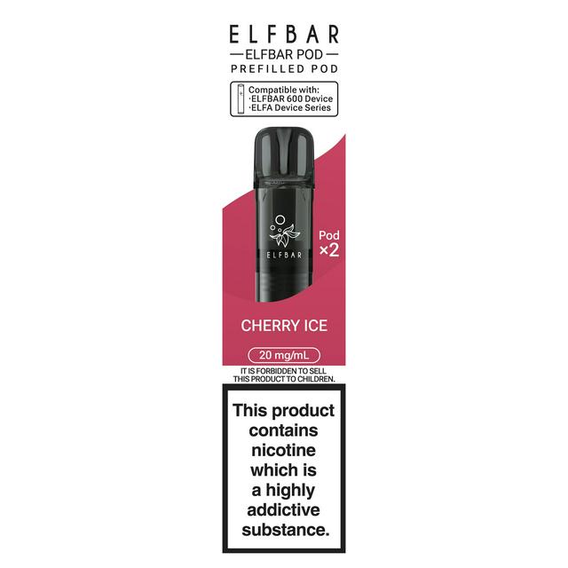 Elfbar Pod Prefilled Pod Cherry Ice 20mg/ml - gallery image 1