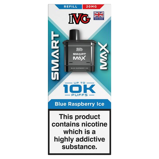 ivg smart blue raspberry ice IVG SMART 5500 Blue Raspberry Ice – IVG Ireland