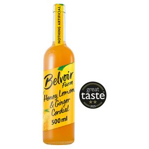 Belvoir Farm Honey, Lemon & Ginger Cordial 500ml