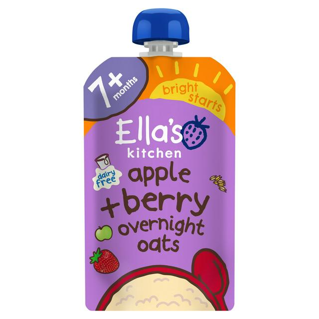 Ella's Kitchen Apple Berry Overnight Oats 7 Months