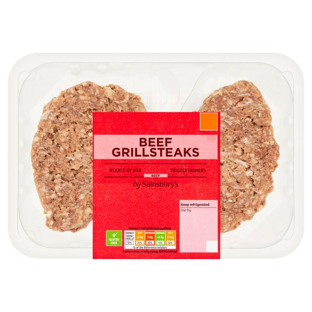 Sainsburys Beef Grillsteaks 300g