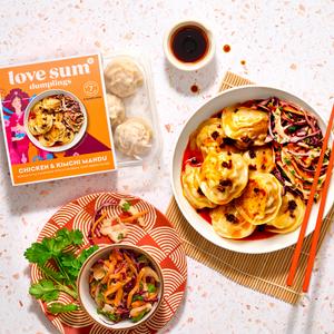 Love Sum 8 Dumplings Chicken & Kimchi Mandu 240g - gallery image 2