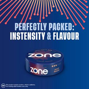 Zone Juicy Peach Nicotine Pouches 10mg - gallery image 4