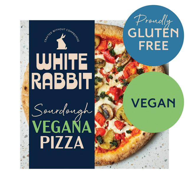 Sainsburys White Rabbit 440g Gluten Free Sourdough Vegan Pizza
