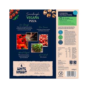 White Rabbit 440g Vegan Sourdough Gluten Free Vegan Pizza - gallery image 3