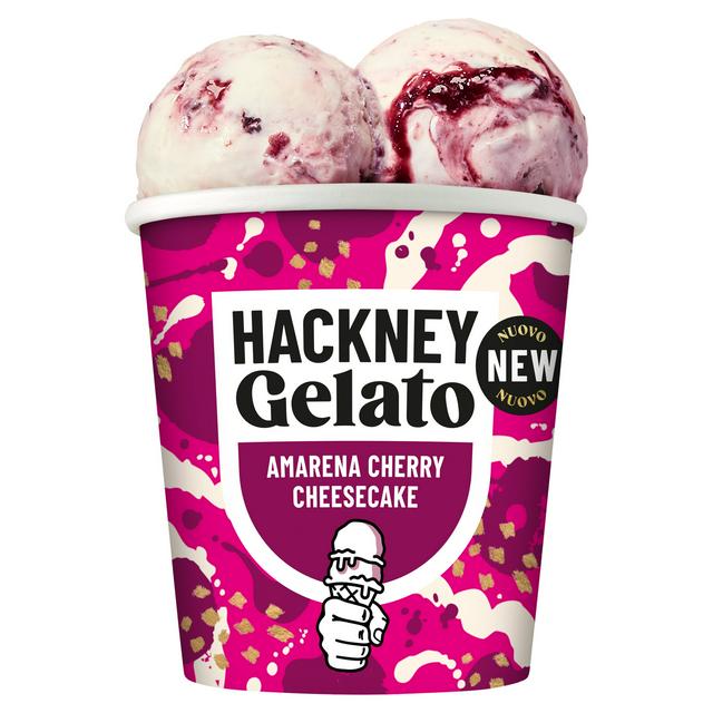 Hackney Gelato 460ml Amarena Cherry Cheesecake - gallery image 1