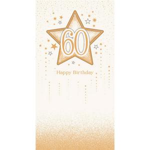 Carlton Happy 30th Birthday Gold Stars Black Background Carlton Greeting Card