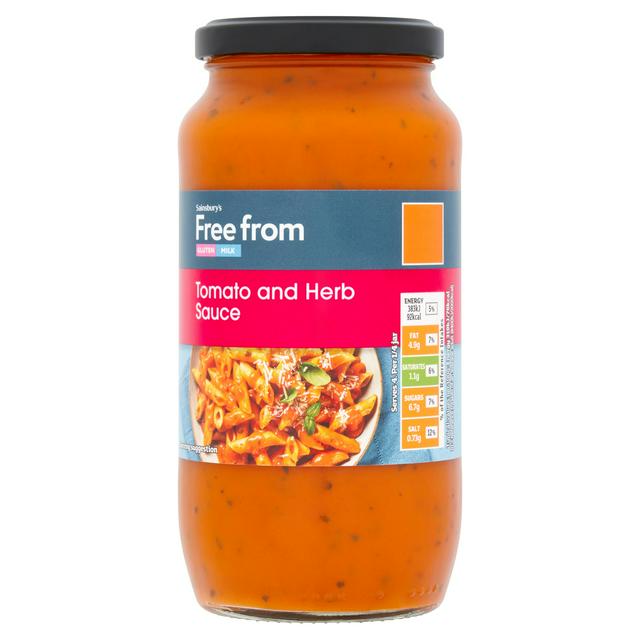 Sainsbury's Free From 480g Tomato & Herb Sauce - gallery image 1