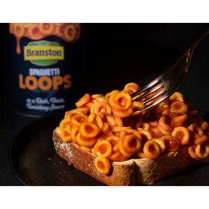 Branston Spaghetti Loops in a Rich Thick Tomatoey Sauce 395g - gallery image 2