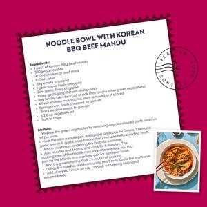 Love Sum 8 Dumplings Korean BBQ Beef Mandu 200g - gallery image 6