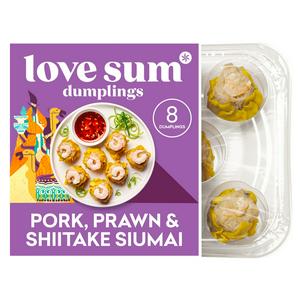 Love Sum 8 Dumplings Pork, Prawn & Shiitake Siumai 200g | Sainsbury's