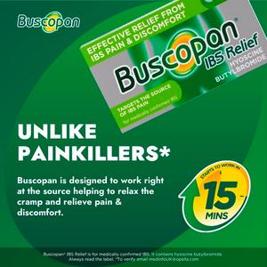 Buscopan Pain Relief Targets the Source of IBS Pain & Cramps Tablets x8 - gallery image 4