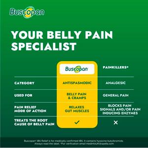 Buscopan Pain Relief Targets the Source of IBS Pain & Cramps Tablets x8 - gallery image 5