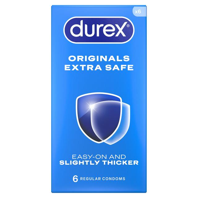 Durex Regular Fit Originals Extra Safe Condoms x6 | Sainsbury's