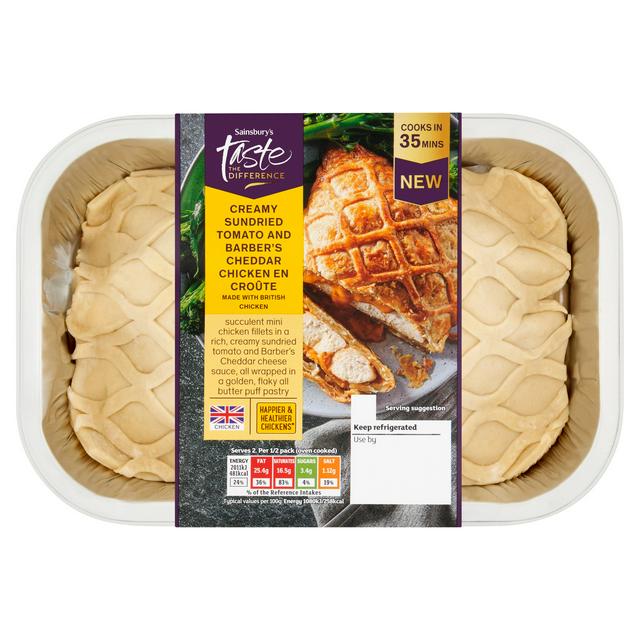 Taste the Difference Sainsbury's Chicken En Croute Creamy Tomato, Taste the Difference 420g