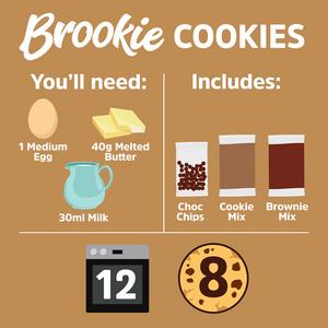 Dr. Oetker Brookie Cookies Brownie Baking Mix - gallery image 2