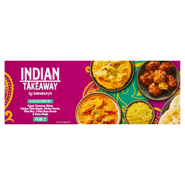 Sainsburys Chicken Korma & Chicken Tikka Masala Takeaway Box (Serves 2)