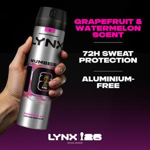 Lynx 250ml FIFA Number 10 Antiperspirant Aerosol Deodorant Spray, Limited Edition - gallery image 6