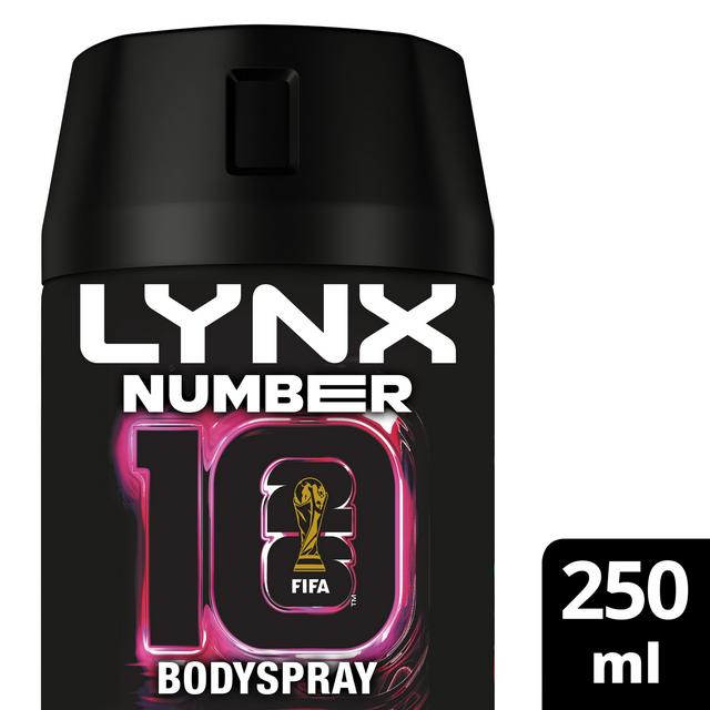 Lynx 250ml FIFA Number 10 Aerosol Body Spray, Limited Edition - gallery image 1