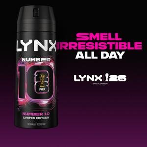 Lynx 150ml FIFA Number 10 Aerosol Body Spray, Limited Edition - gallery image 2