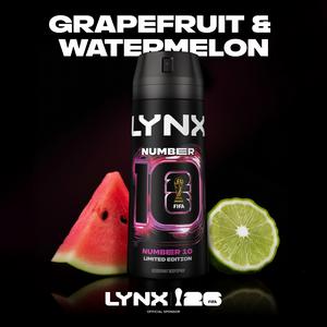 Lynx 150ml FIFA Number 10 Aerosol Body Spray, Limited Edition - gallery image 3