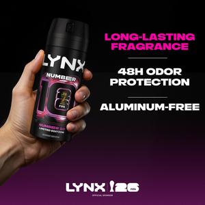 Lynx 150ml FIFA Number 10 Aerosol Body Spray, Limited Edition - gallery image 6