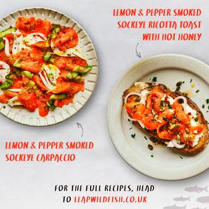 LEAP Wild Sockeye Smoked Salmon Lemon & Pepper 100g - gallery image 5