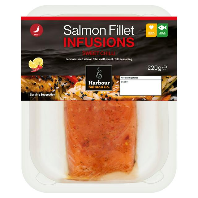 Harbour Salmon Co Harbour Salmon Co. Sweet Chilli Salmon Fillet Infusions 220g