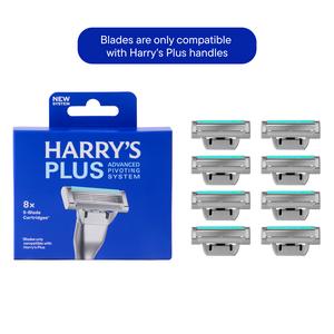 Harry's Plus 8 x Refills 5 Blade Men's Razor - gallery image 5