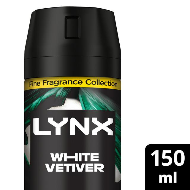 Lynx 150ml Fine Fragrance Collection White Vetiver Premium Body Spray - gallery image 1