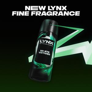 Lynx 150ml Fine Fragrance Collection White Vetiver Premium Body Spray - gallery image 2