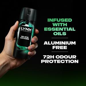 Lynx 150ml Fine Fragrance Collection White Vetiver Premium Body Spray - gallery image 4