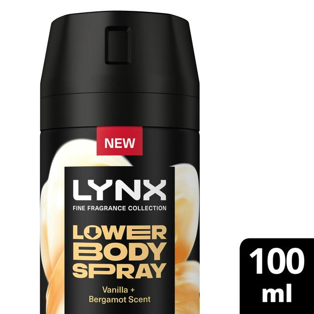 Lynx 100ml Vanilla + Bergamot Lower Body Spray - gallery image 1