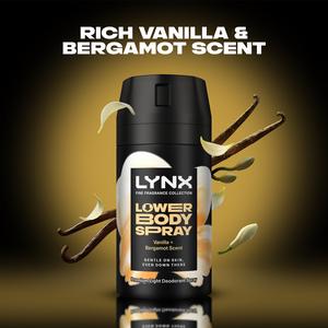 Lynx 100ml Vanilla + Bergamot Lower Body Spray - gallery image 3