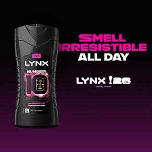Lynx 225ml Number 10 3 in 1 Body Wash, FIFA Limited Edition - gallery image 2