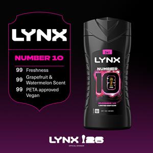 Lynx 225ml Number 10 3 in 1 Body Wash, FIFA Limited Edition - gallery image 4