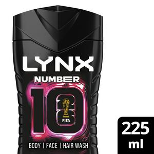 Lynx 225ml Number 10 3 in 1 Body Wash, FIFA Limited Edition