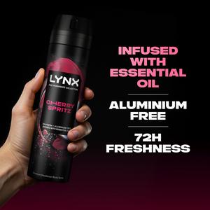 Lynx 200ml Fine Fragrance Collection Cherry Spritz Premium Body Spray - gallery image 4