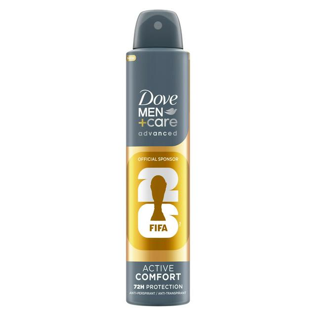 Dove Men+Care 200ml Advanced Active Comfort Antiperspirant Aerosol Deodorant Spray, FIFA Limited Collection - gallery image 1